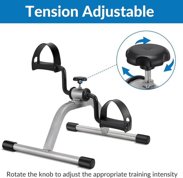 Detalle 2 de RYGEO Pedal Exerciser Mini Exercise Bike for Leg and Arm Recovery