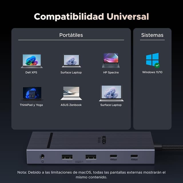 Thumbnail 7 de UGREEN Revodok Pro 3121 Hub USB-C 12-en-1 🚀