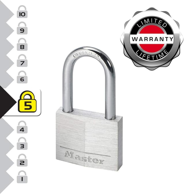 Detalle de Cadenas à clé Master Lock 9140EURDLFCC 4 goupilles