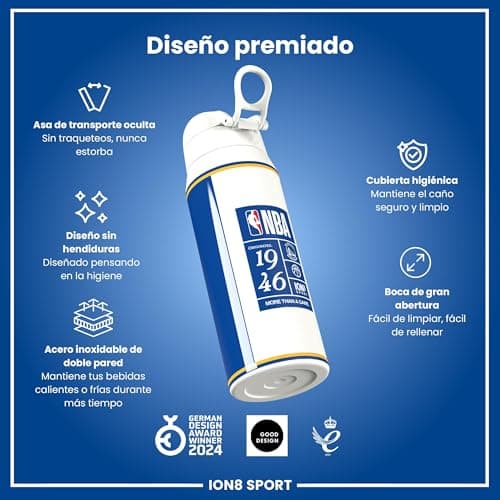 Thumbnail 5 de ion8 NBA Golden State Warriors Botella térmica 750 ml 🚰