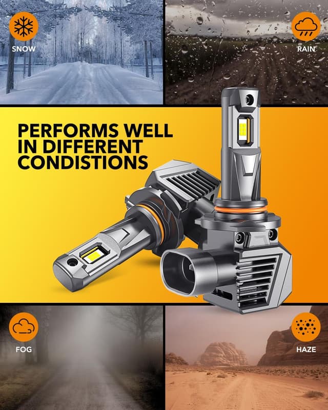 Thumbnail 6 de OXILAM M5S H11 9005 LED Light Bulbs Combo (Pack of 4) – 6500K Cool White Upgrade