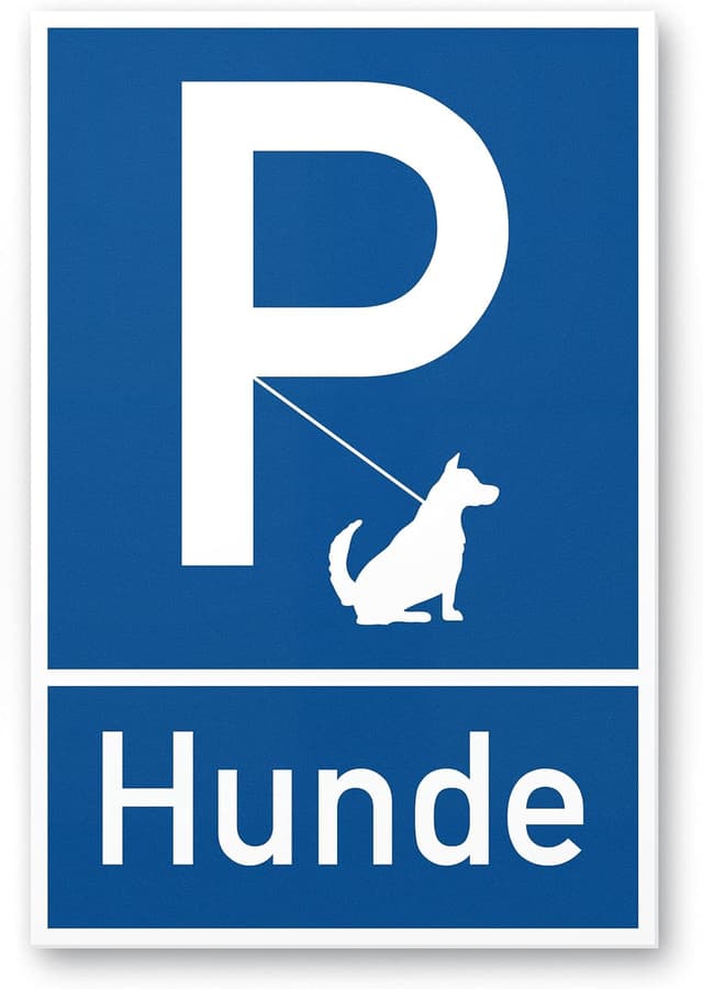 Detalle de Komma Security Hundeschild 30×20 cm