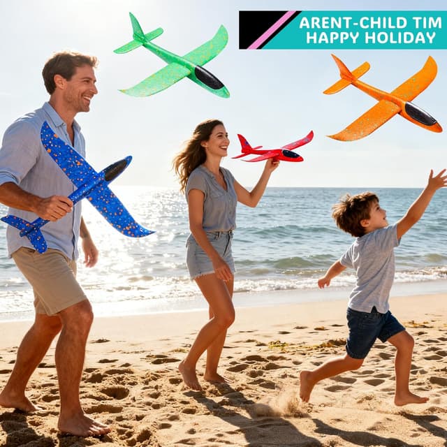 Thumbnail 4 de PATRICHOR Styropor Flugzeuge 4er Pack