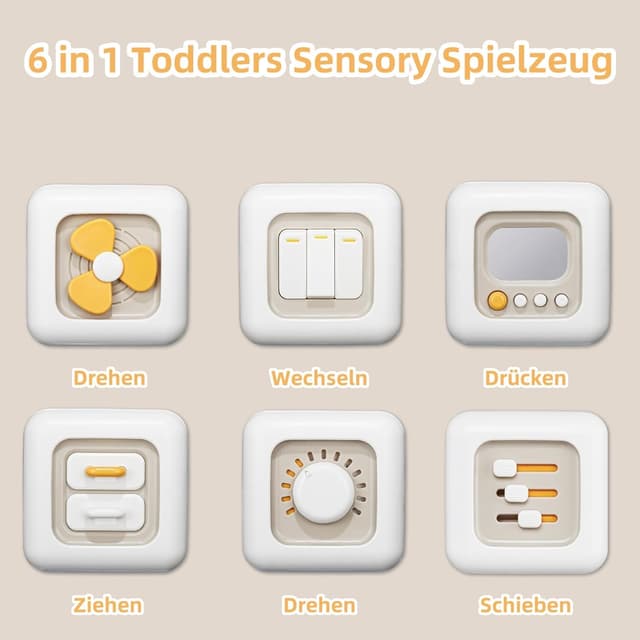 Thumbnail 1 de VORENUS Motorikwürfel 6in1 ab 1 Jahr