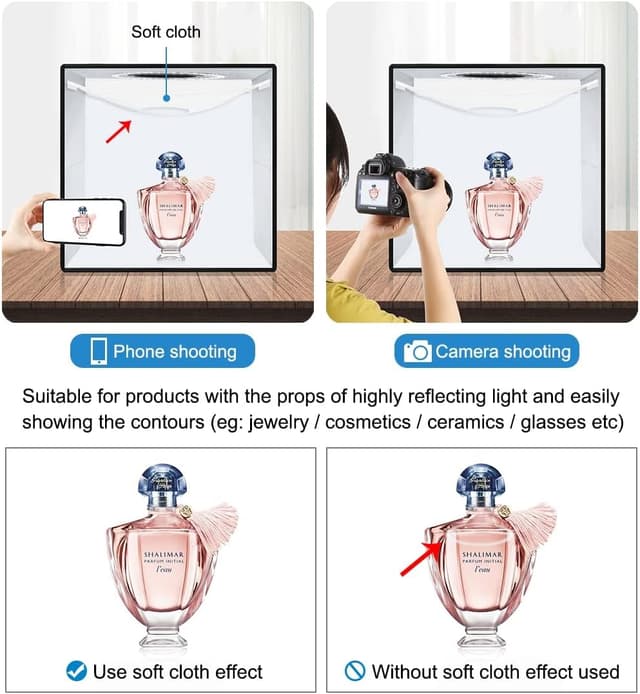 Thumbnail 4 de PULUZ Small Folding Photo Studio Box 9.8 in