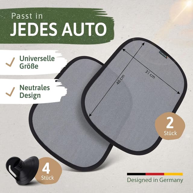 Thumbnail 3 de FORCHE Auto Sonnenschutz Seitenscheibe ☀