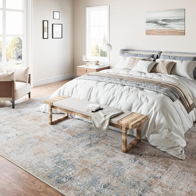 Detalle de HUGEAR Washable Rug 200x300cm Beige