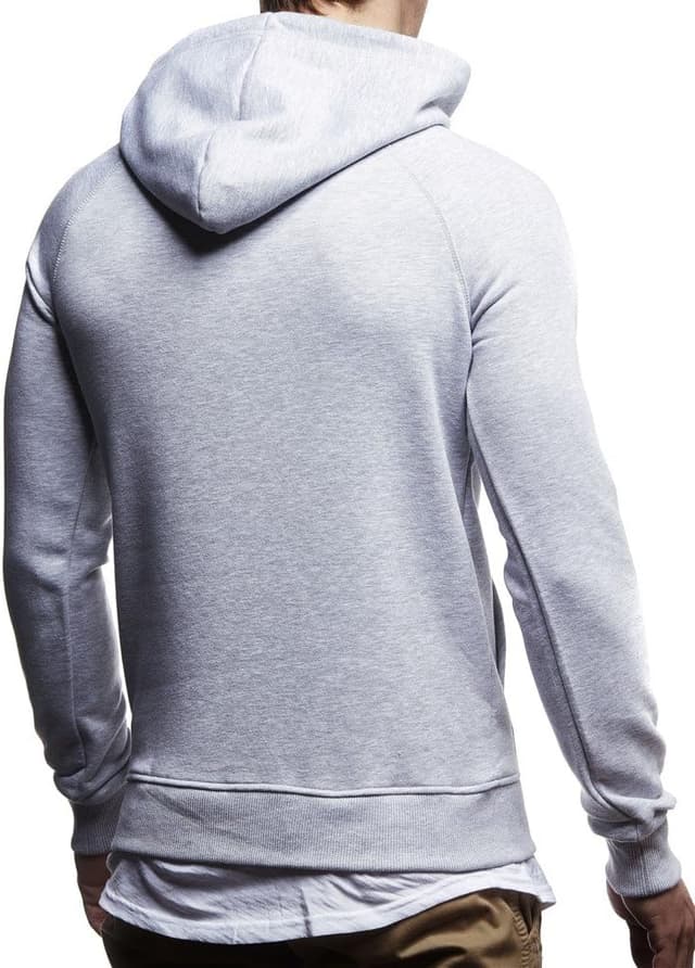 Detalle 1 de Sweat-shirt à capuche confortable en slim fit