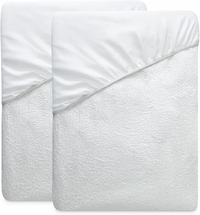 Imagen de DUÉRMETE ONLINE Pack 2 Fundas Protector Rizo 🌙 90x190 en OfertitasTOP