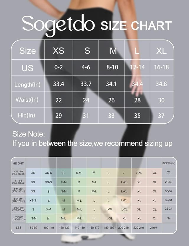 Thumbnail 5 de Women’s Yoga Leggings 25-inch High Waisted