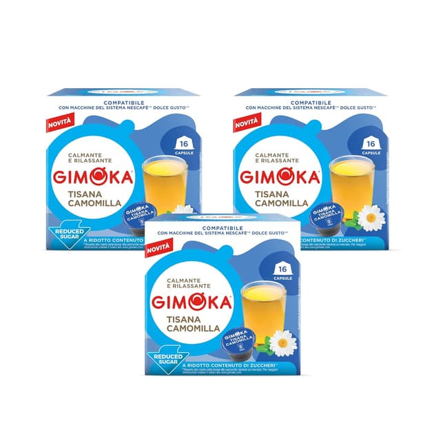 Detalle de Gimoka kompatible Kapseln für Nescafé Dolce Gusto – 48 Kapseln Haselnuss (Made in Italy, 3 Packungen)