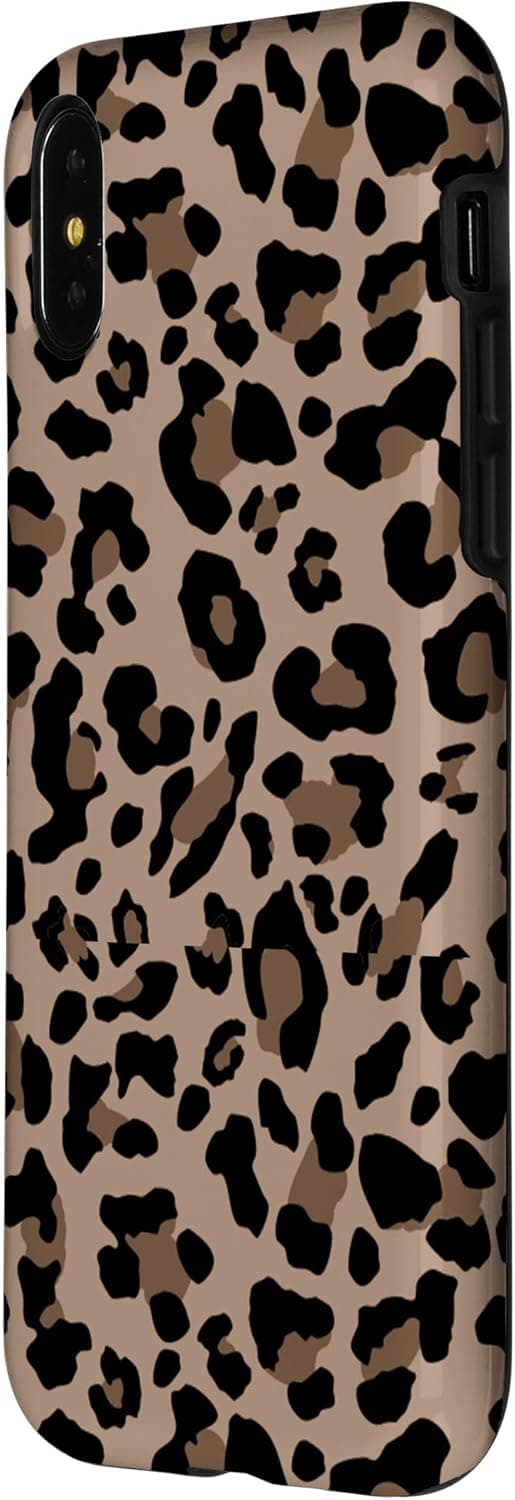 Detalle 2 de Coque iPhone X/XS imprimé léopard 2 pièces