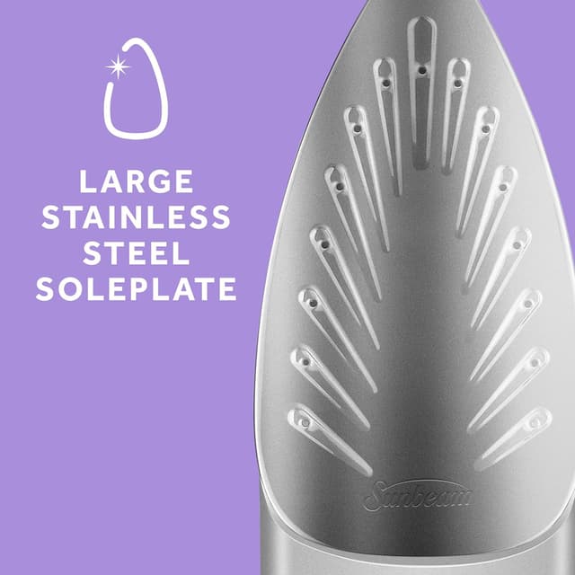 Thumbnail 3 de Sunbeam Turbo Steam Iron 1400W Quick Heat 240ml