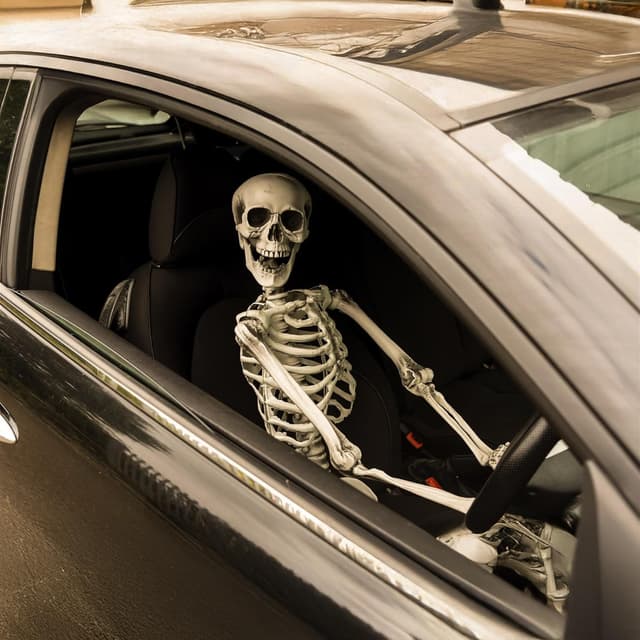 Detalle 1 de Life-size Skeleton 165cm Halloween prop