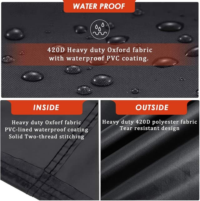 Thumbnail 4 de GARPROVM Funda de barbacoa 104×101×48 cm