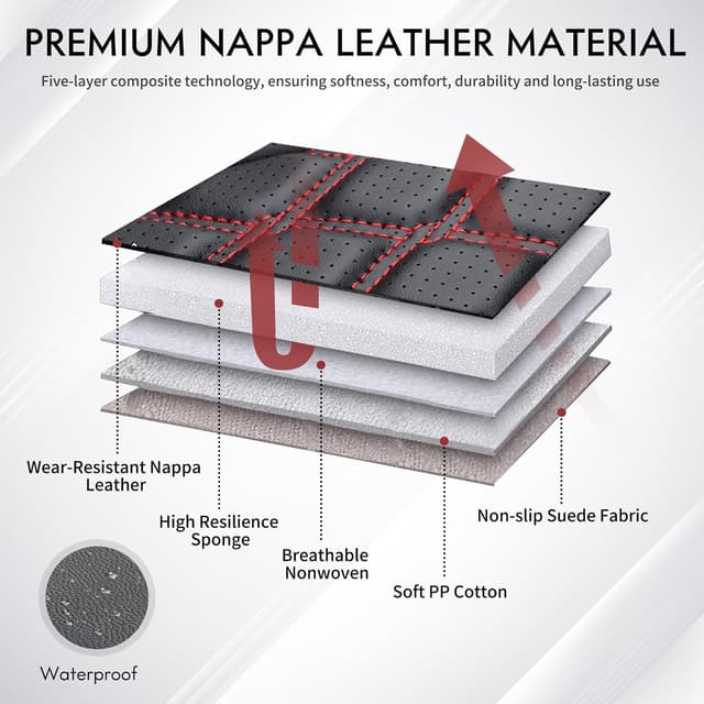 Thumbnail 6 de Huidasource F150 Full-Set Seat Covers 2015–2025