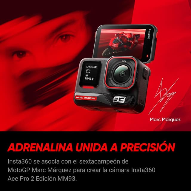 Detalle de Insta360 Ace Pro 2 Edición MM93 8K