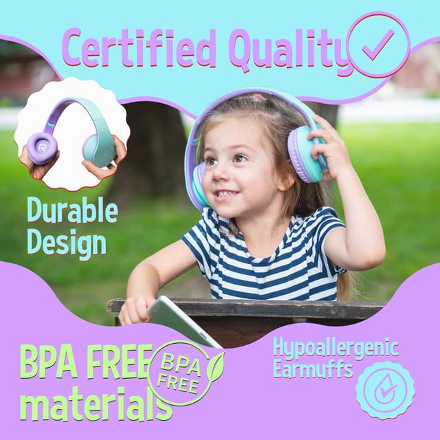 Thumbnail 2 de PowerLocus P2 Kids Headphones 85DB