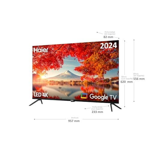 Detalle 2 de Haier H43K800UX Smart TV 43" 4K UHD