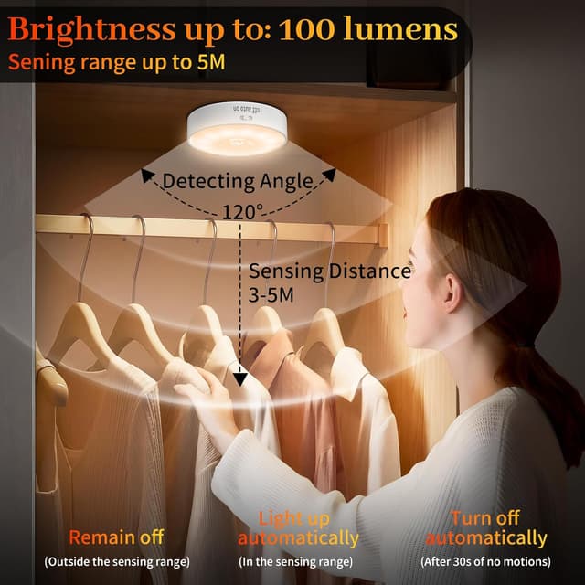 Thumbnail 4 de daphomeu Nachtlicht mit Bewegungsmelder 12 LED