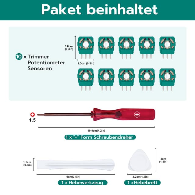 Detalle 2 de Tolesum 2.3K Trimmer Potentiometer Sensor Set