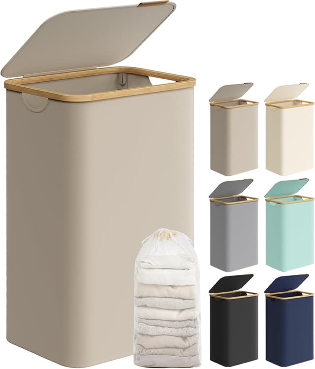 Detalle de SONGMICS Cesto de Ropa 90 L LCB509N01V1