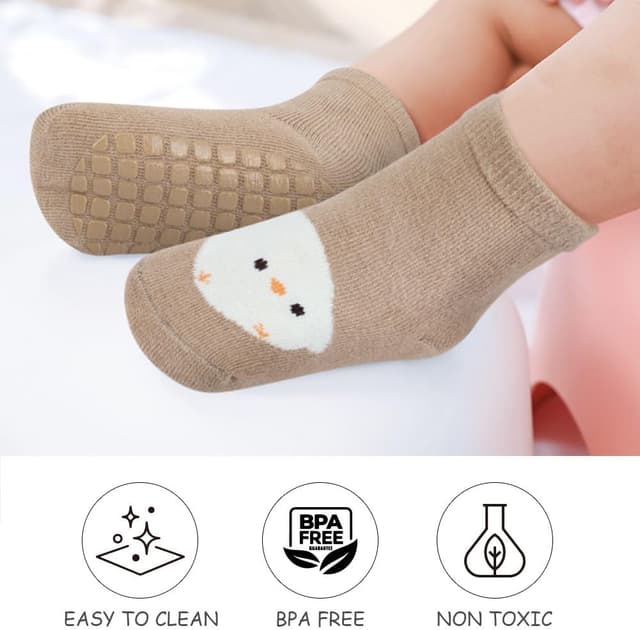 Thumbnail 6 de Vicloon baby socks with grips, 5 pairs