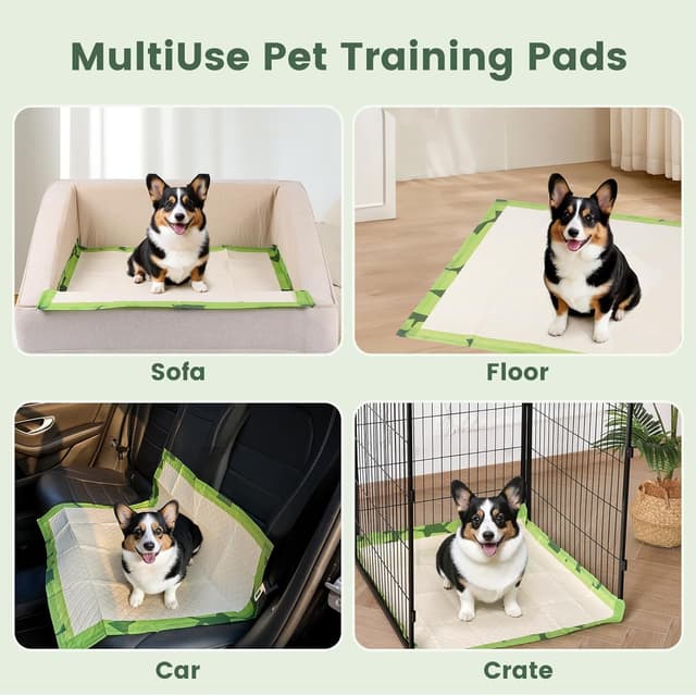 Detalle de Gardner Pet Patterned Large Puppy Pads 71x76cm (30 Pack) – super absorbent, thicker leak-proof training pads