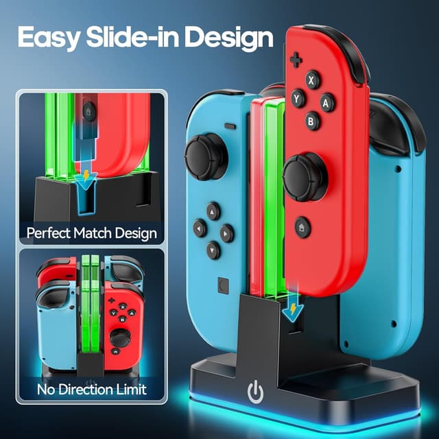 Thumbnail 4 de Rysker Cargador Joycon 2,5H para Switch