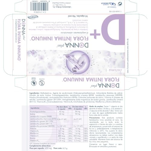 Thumbnail 6 de DonnaPlus Flora Íntima Inmuno 14 cápsulas — complemento íntimo