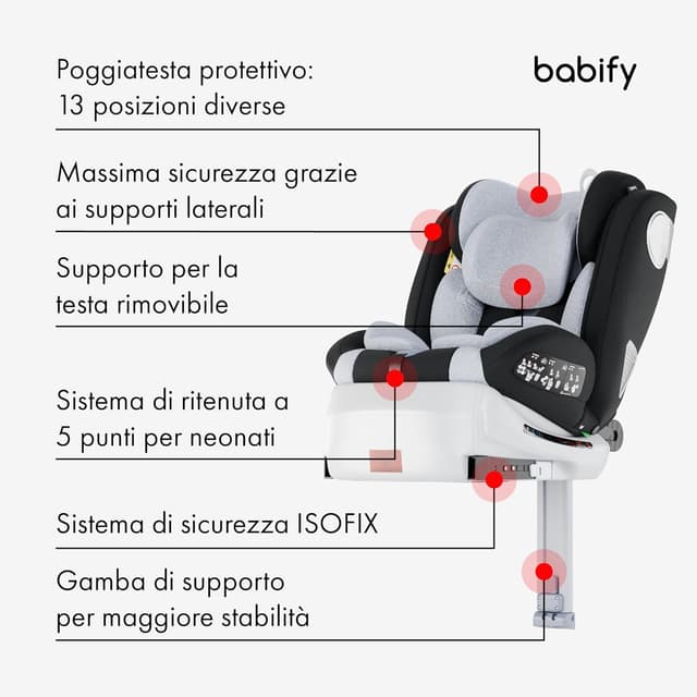 Thumbnail 2 de Babify Seggiolino auto Isofix 0-36 kg