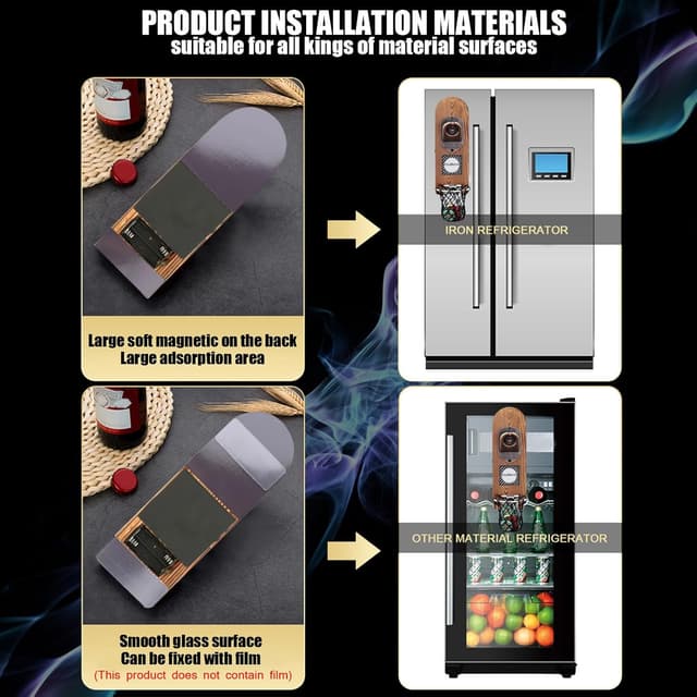 Thumbnail 5 de Cervezas 🍺 Abridor Pared Magnético de Madera Retro