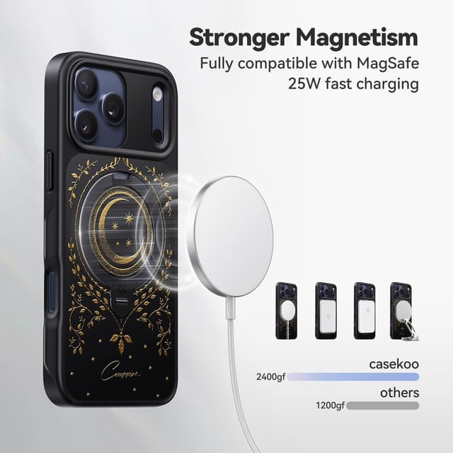 Detalle de CASEKOO iPhone 17 Pro Max Tarot Case