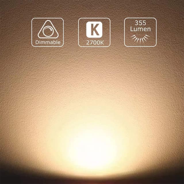 Detalle 2 de Levidon GU10 LED bulbs 4.9W dimmable