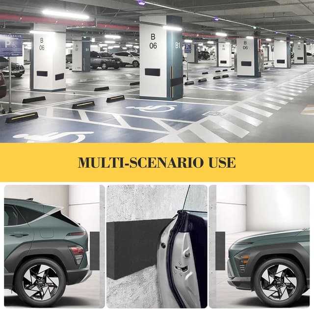 Thumbnail 6 de PUWOWYE 4 Garagen Wandschutz 30x10x3 cm