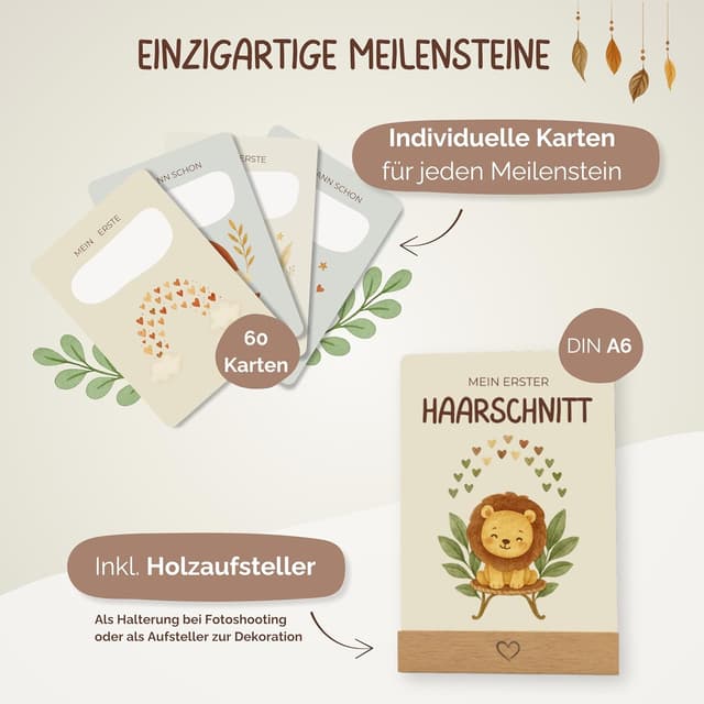 Thumbnail 5 de WELTWERK Meilensteinkarten Baby 60 Monatskarten