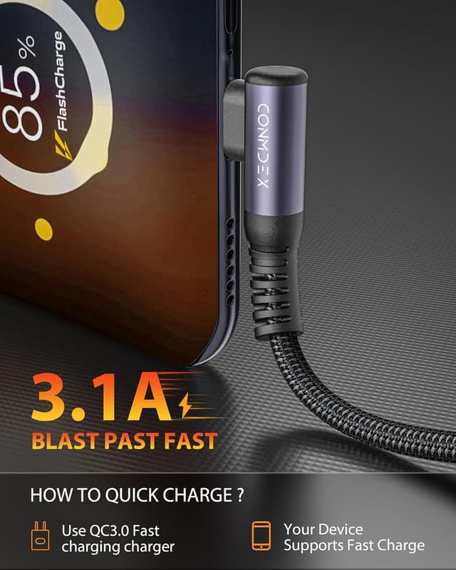 Detalle 1 de CONMDEX USB C Kabel 20 cm 🔌