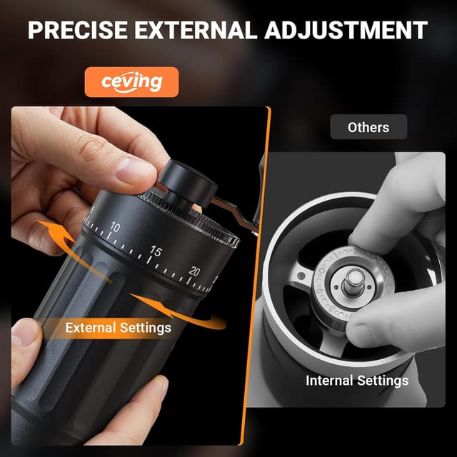 Thumbnail 4 de Molinillo de café manual Acero Inoxidable - 40 ajustes