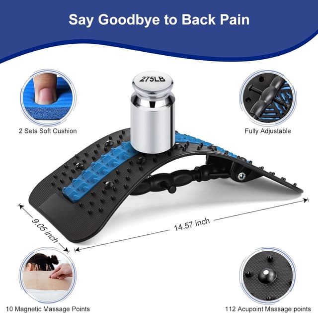 Thumbnail 6 de Rückenstrecker 275 lbs Rückenmassagegerät 2026