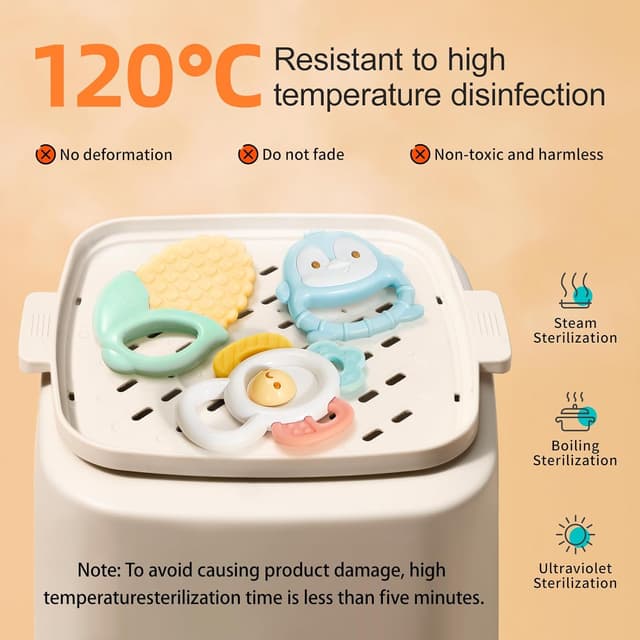 Thumbnail 5 de Auby Hochet Anneau de Dentition Lot de 6