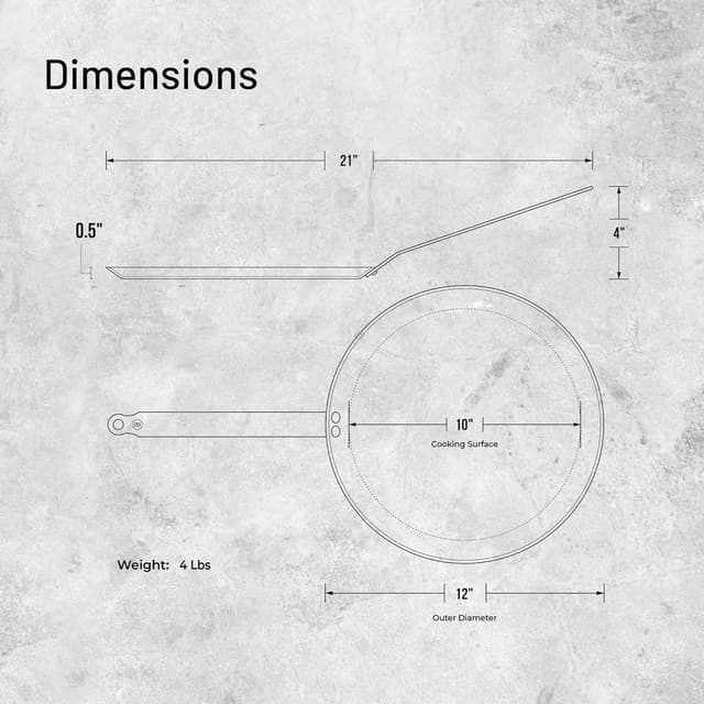 Thumbnail 5 de De Buyer Sartén de Crepes Hierro Mineral Ø30 cm