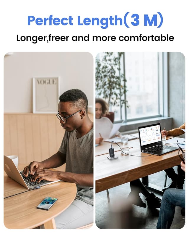 Thumbnail 6 de toocki USB-C-Kabel 3M 3A USB-A auf USB-C