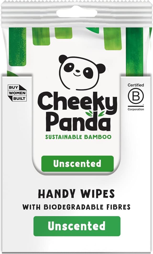 Detalle de The Cheeky Panda Bamboo Hand Wipes