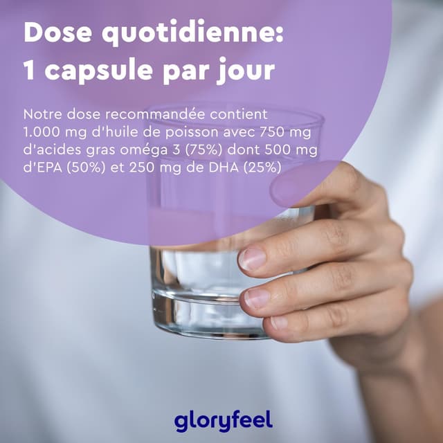 Thumbnail 6 de Oméga 3 Huile de Poissons Sauvages 500 mg EPA