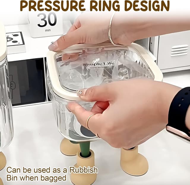 Detalle de Cylogia desktop hair accessories organiser storage box (transparent) for girls