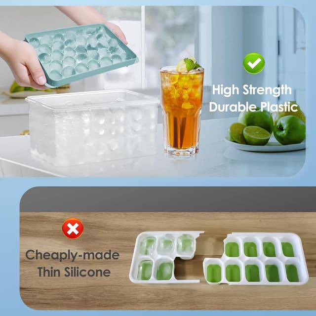Thumbnail 5 de WIBIMEN Ice Cube Tray 1" — 2 Pack