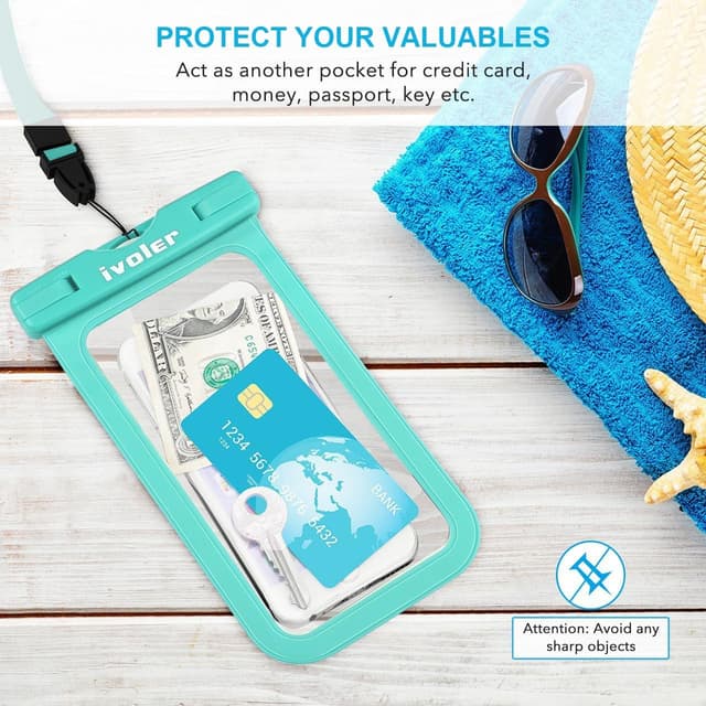 Detalle de ivoler Waterproof Pouch Bag 22 x 15.5 cm