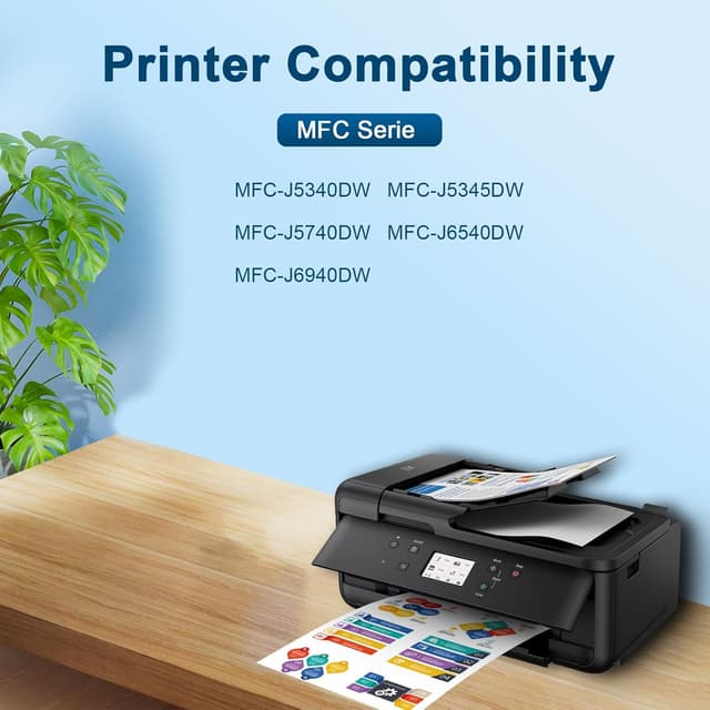 Detalle de Jagute LC422XL cartucce inkjet 5 pack