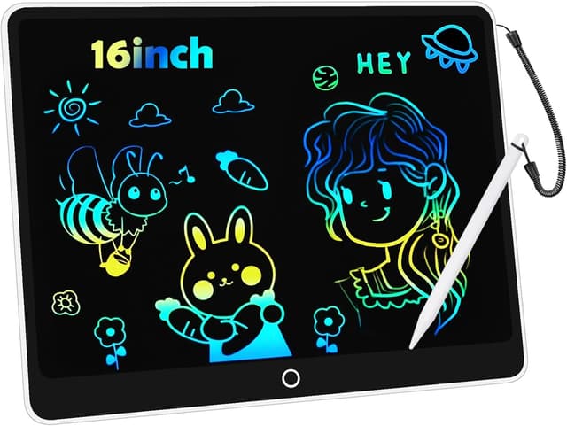 Detalle de Bunte LCD Schreibtafel für Kinder 16 Zoll