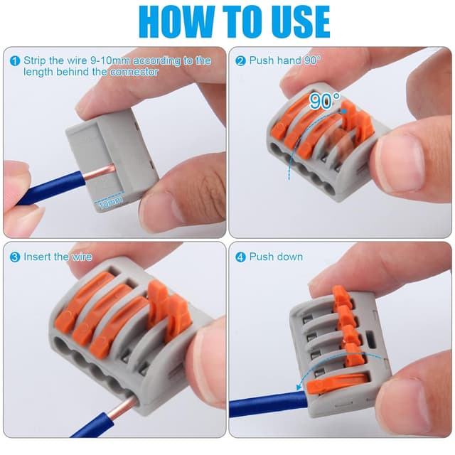 Thumbnail 3 de Preciva Connecteur de fil Compact 100 pcs 🔌